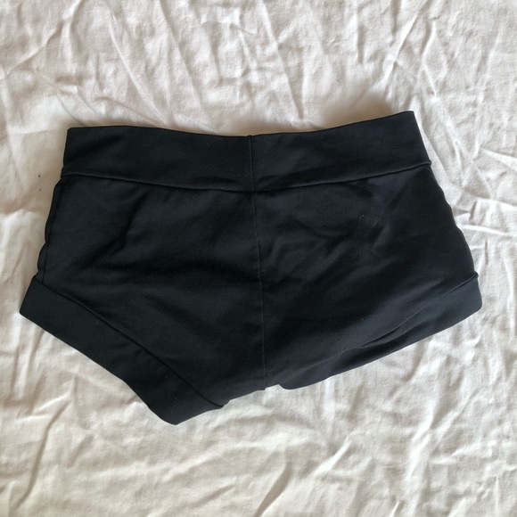 Tight AinslieWear black dance/booty shorts - Picture 2 of 3